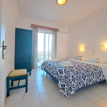 Natural Blue Green Apartment Almiros Beach Room photo